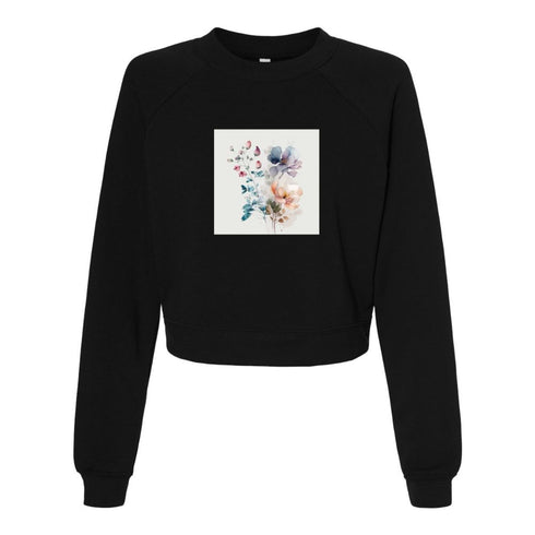 BELLA CANVAS WOMEN'S CROPPED FLEECE PULLOVER 7505